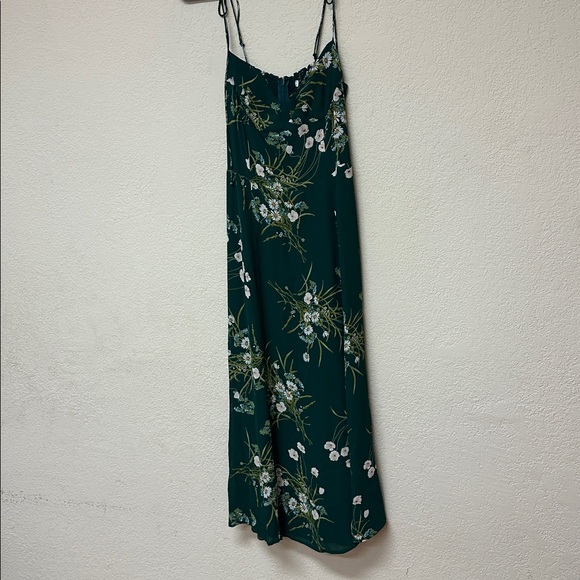 Reformation womans Floral Green Midi Dress size 4 - Picture 3 of 3